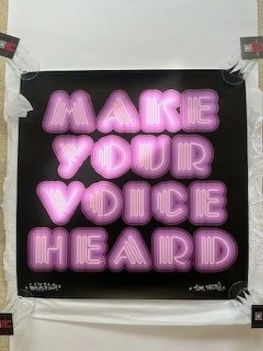 make your voice heard