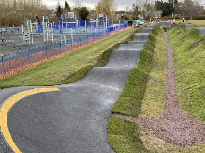 White Wickets pump track layout