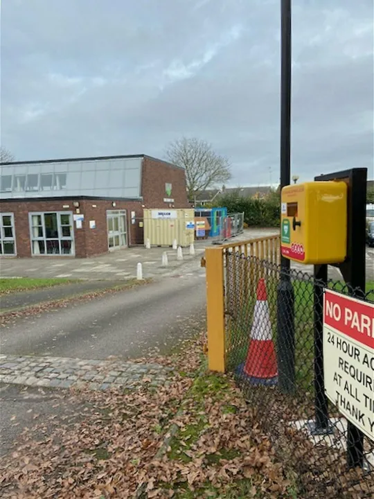 Defibrillator At Community Centre