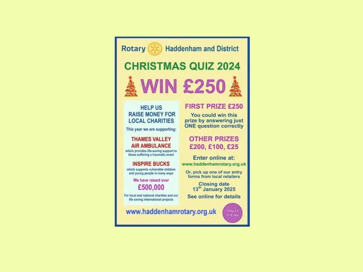 Rotary Xmas Quiz 2024