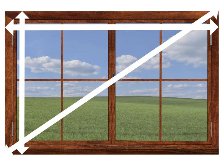 Measure for a new window