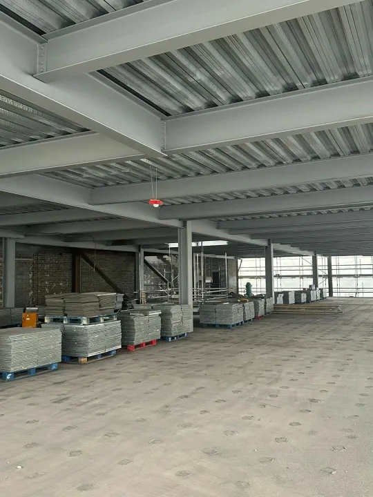 Industrial unit under construction