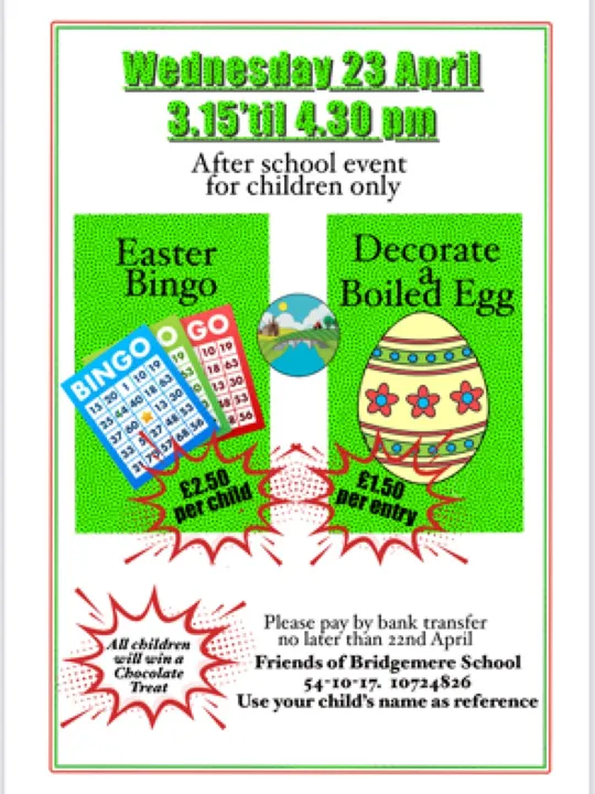 Easter Bingo 2025