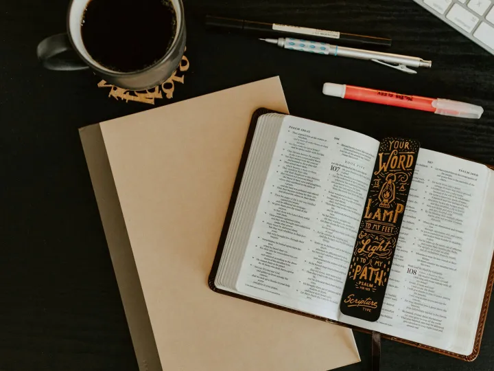 Open Bible by Kelly Sikkema on Unsplash