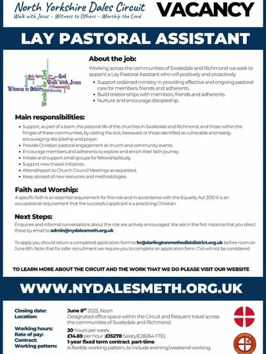 NYD Lay Pastoral Assistant