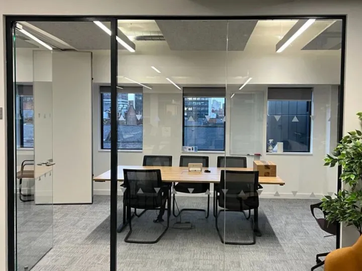 Meeting room at QBE offices in Manchester