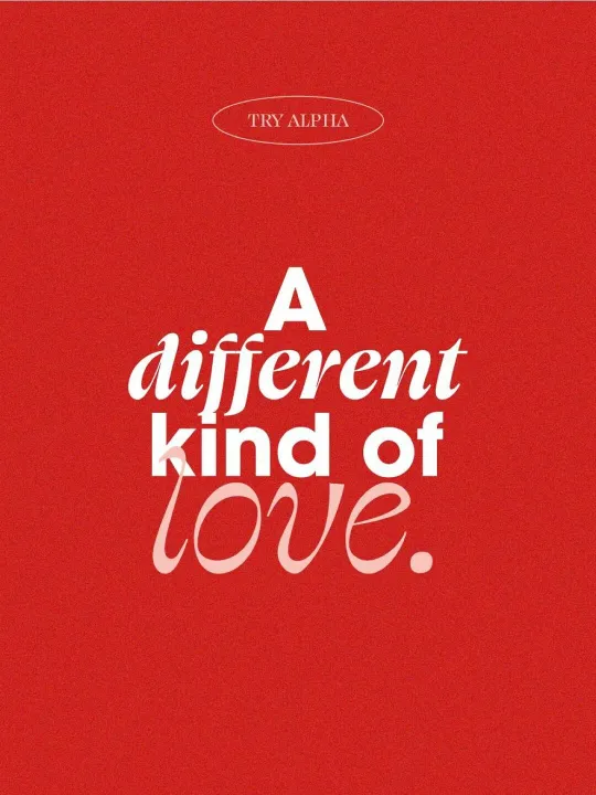 Alpha – A different kind of love?