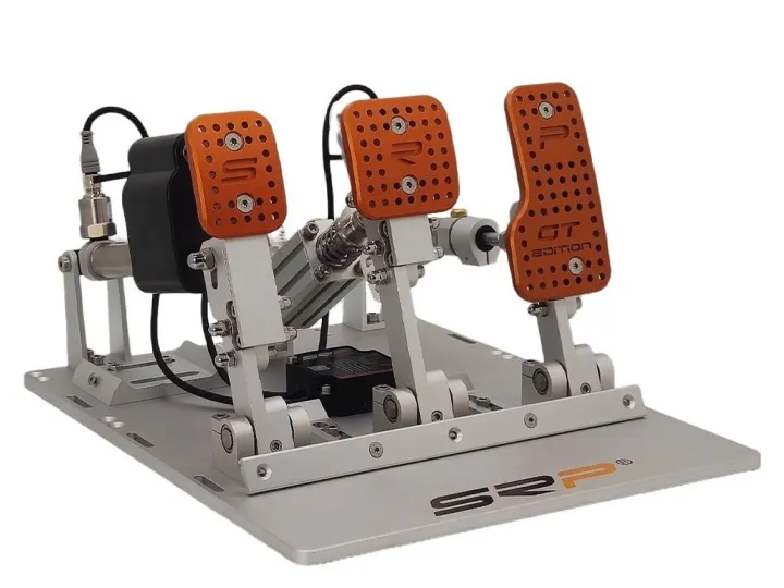 Sim racing rig pedal set