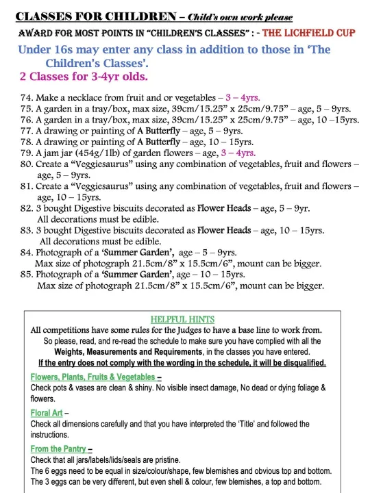 TGS Schedule  P6