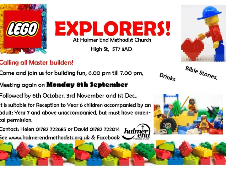 Lego Poster Halmer End Sept 25
