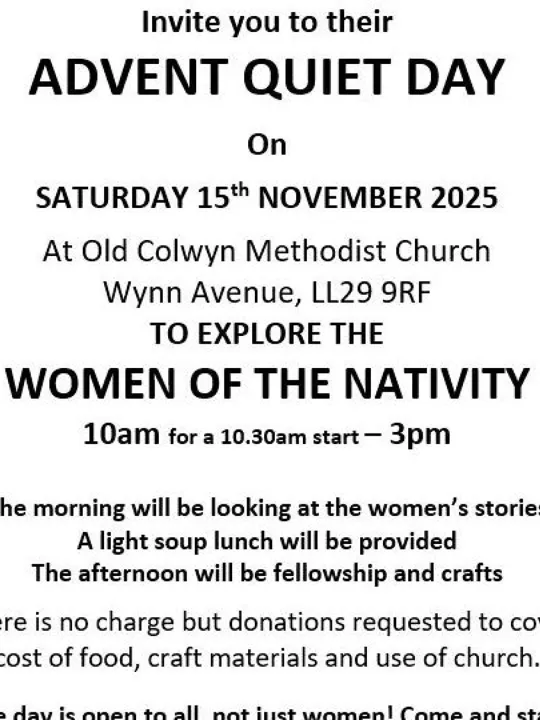 Methodist Women in Britain Advent quiet day