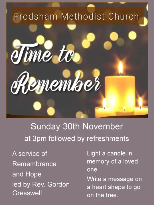 Time to Remember Frodsham 30 Nov 2025