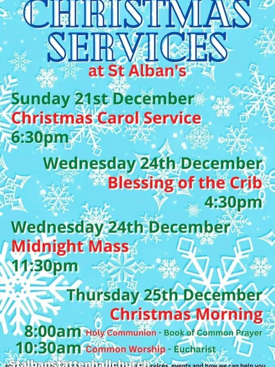 Christmas Services at St Alban’s Church