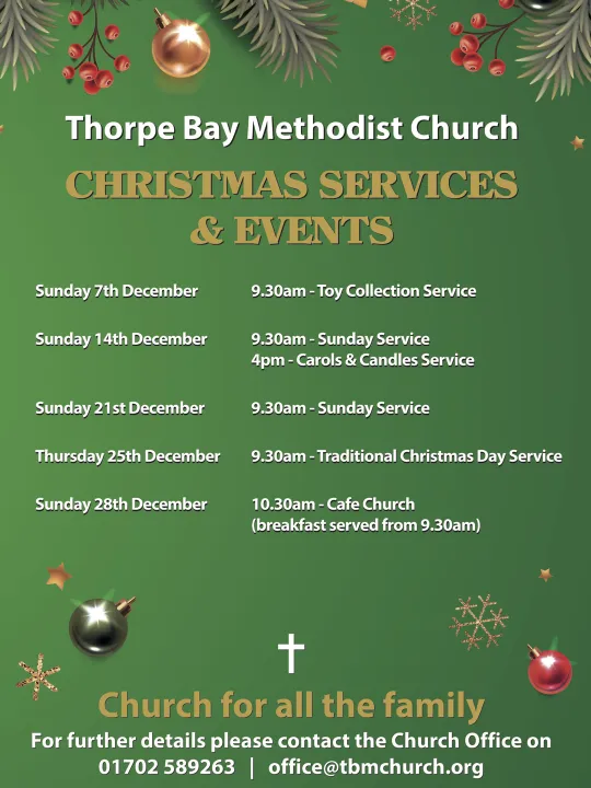 Thorpe Bay &ndash; Christmas Services 2025