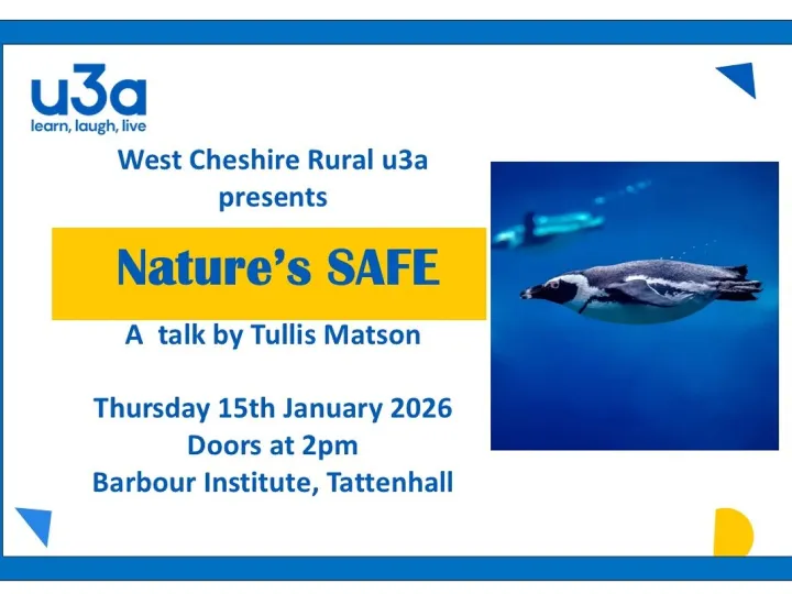 U3a January 2026 &ndash; Nature S Safe Advert Jan2026 Jp