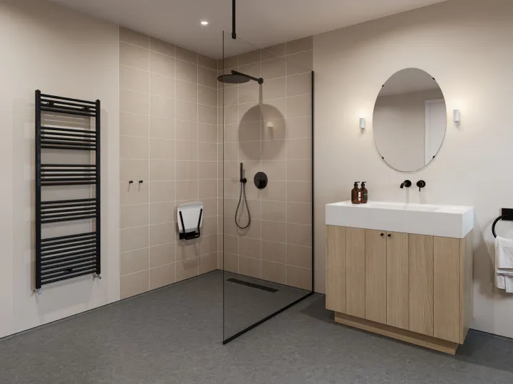Care Home_altro Walls_showerkits_whiterock_satins_