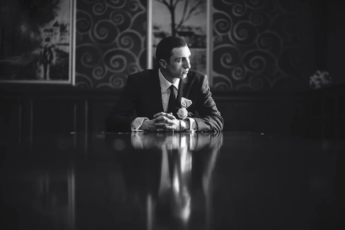 Businessman in a suit