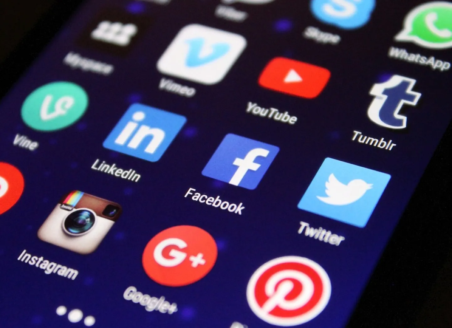 Media, social media, apps, social network