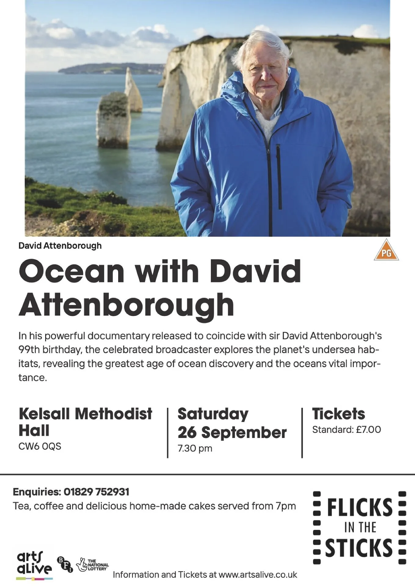 Kelsall Methodist Hall Ocean A4 Poster