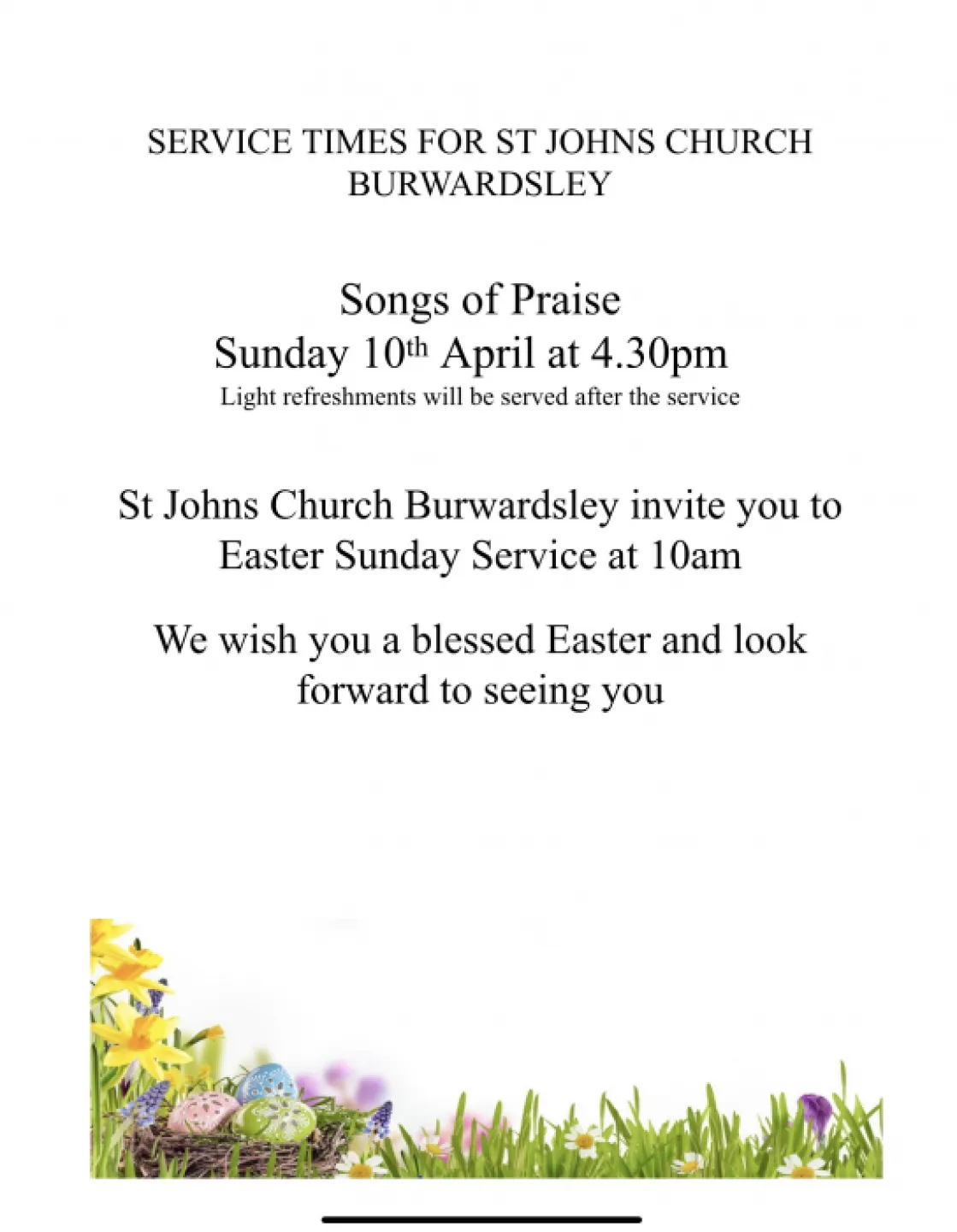 St John's Easter