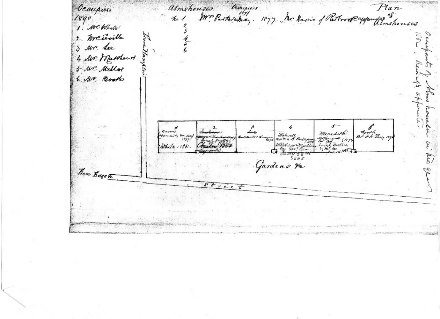 Wigfield Terrace Plan