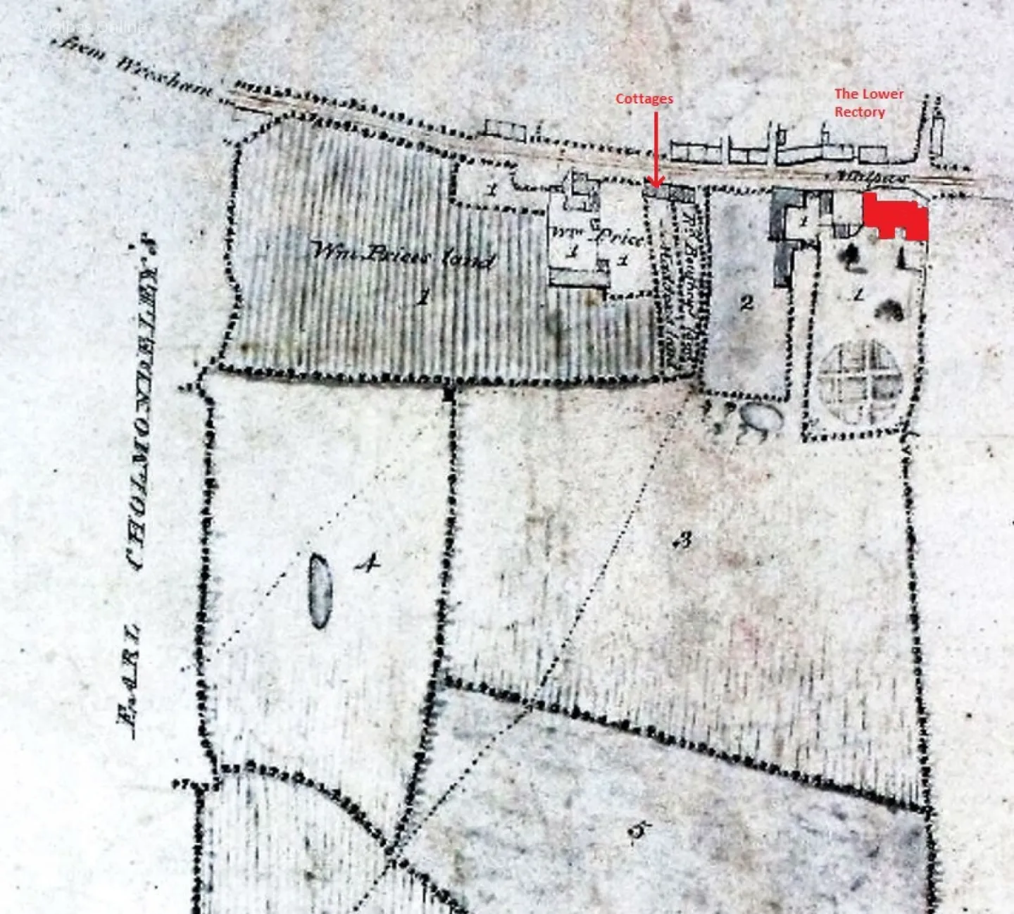 Glebe Land of the Lower Rectory