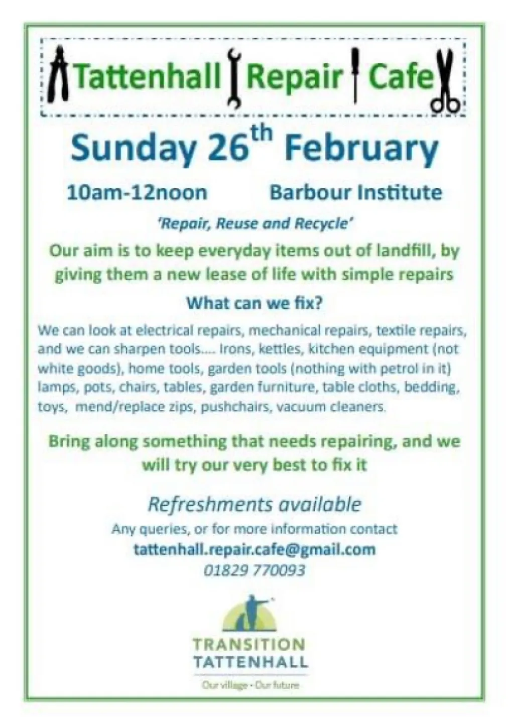 Repair Cafe Feb 23