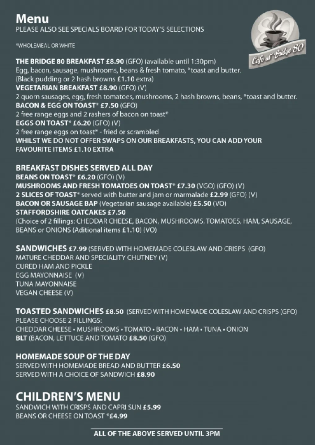 Cafe 80 Feb 1