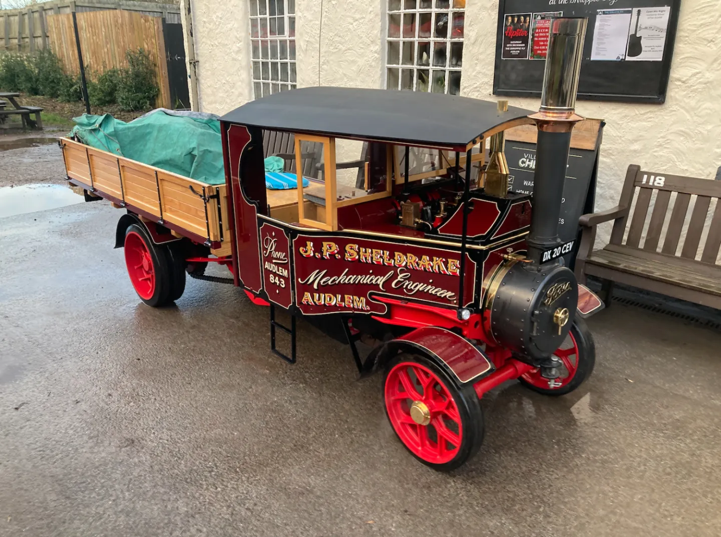 Late delivery at the Shroppie