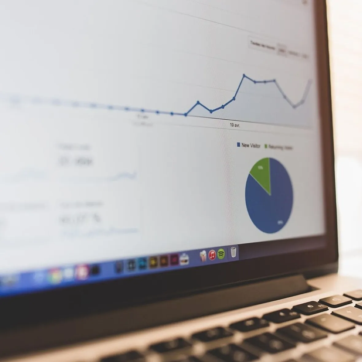 Computer, summary, chart, business, seo