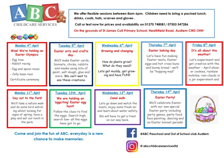 Audlem Easter Holidays Jpeg