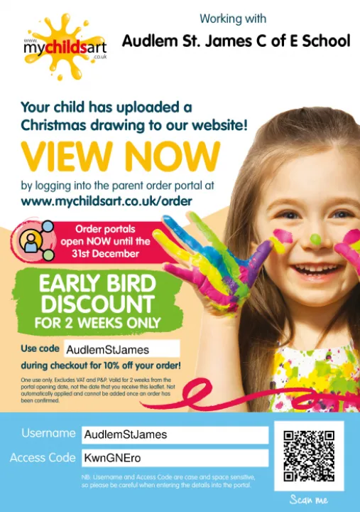 Christmas Card Design Parent Leaflet