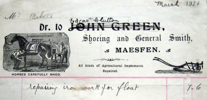 Macefen Smithy Invoice