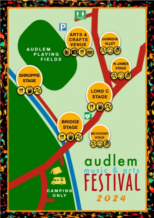 Audlem 2024 Festival Map
