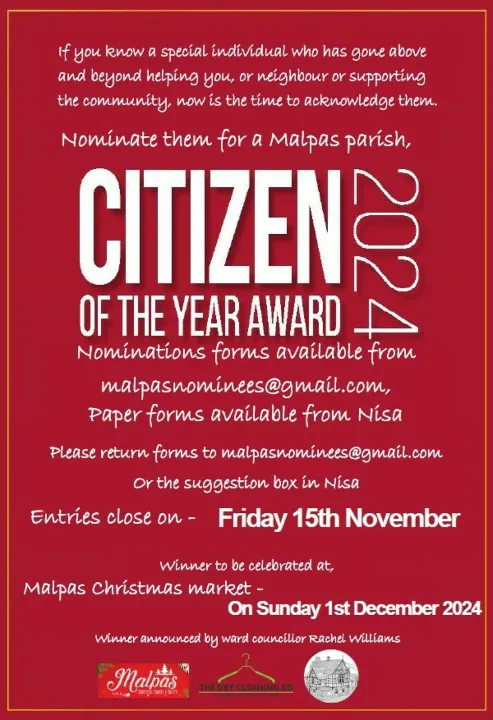 Citizen of the year award