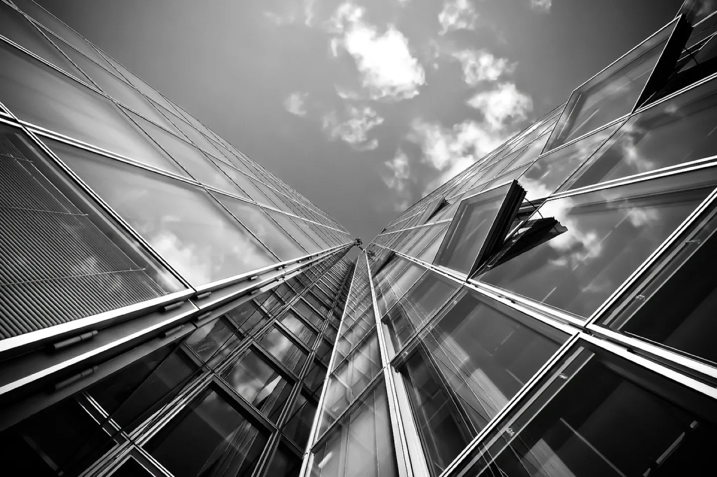 Building, architecture, black and white, facade