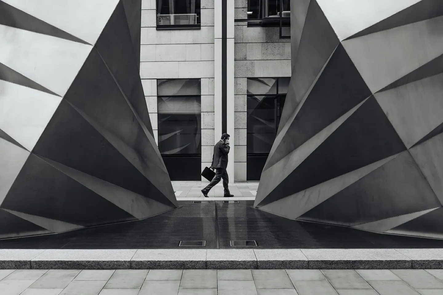 Architecture, building, businessman, city, gray