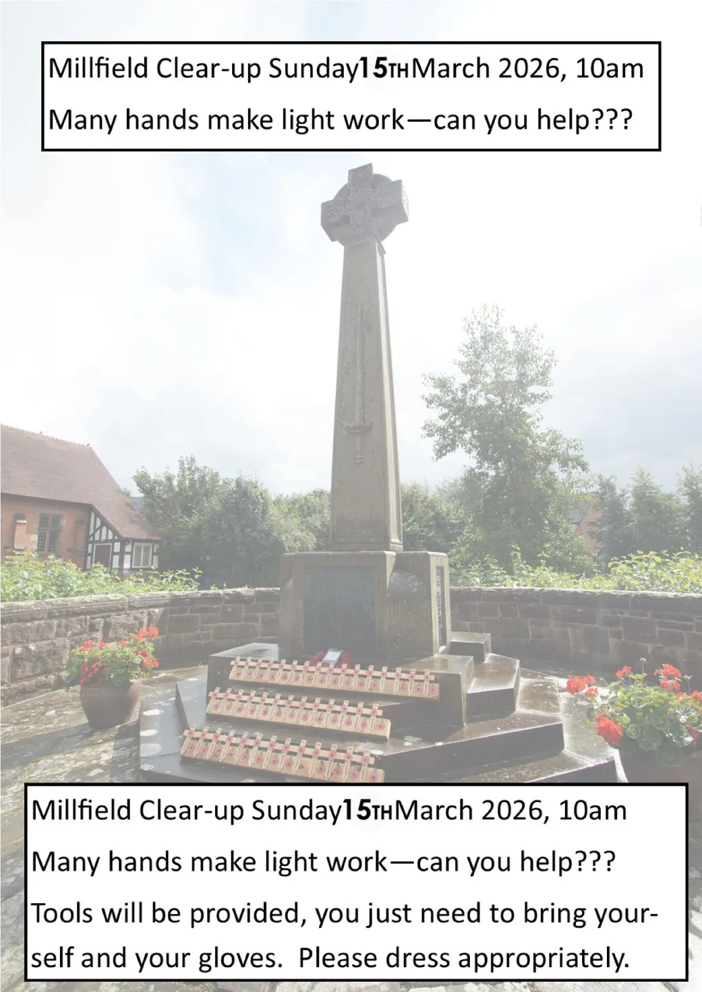 Tattenhall Online &ndash; Millfield Clear Up_v2