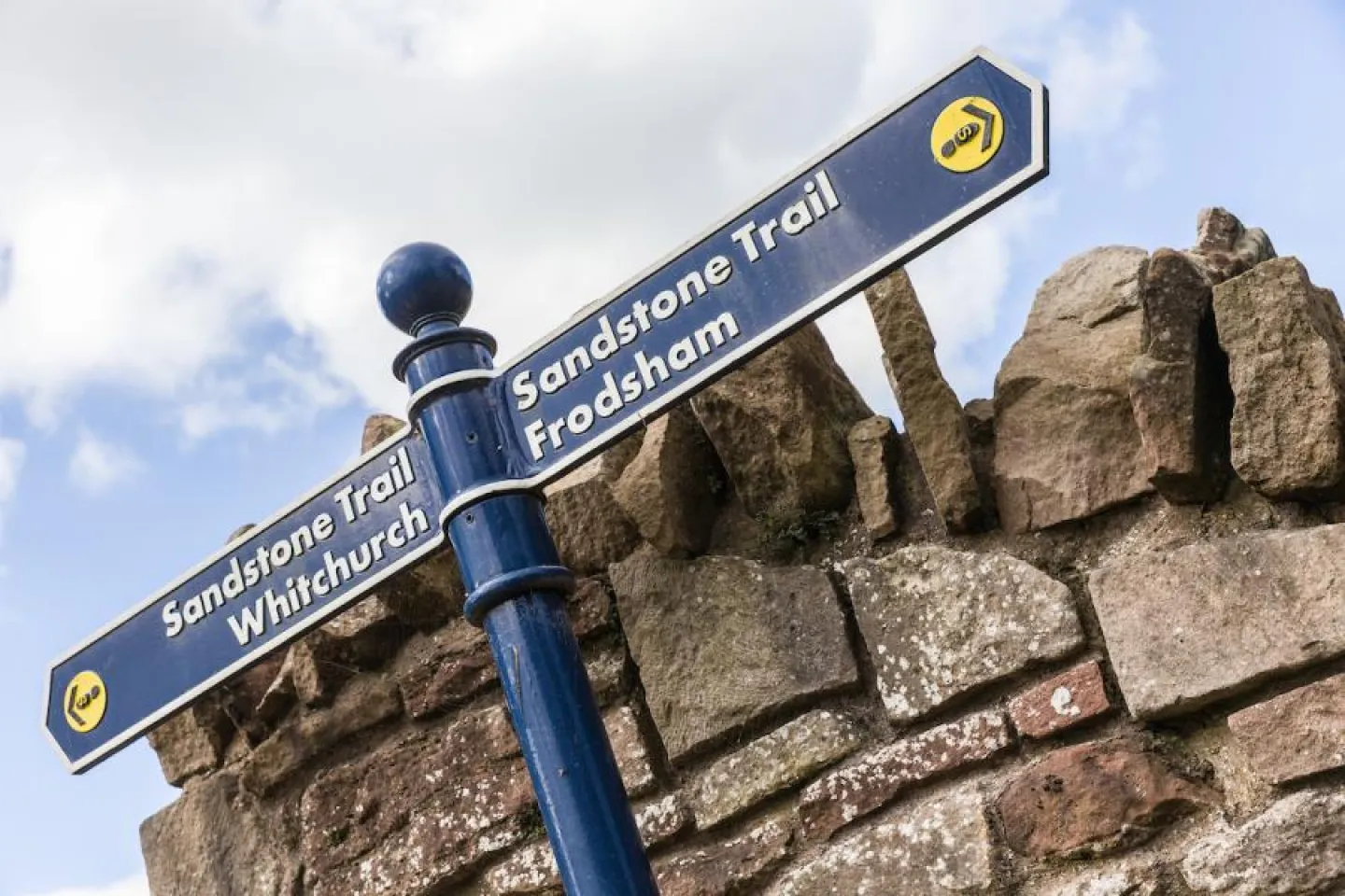 Beeston Castle   Sandstone Trail Sign 2