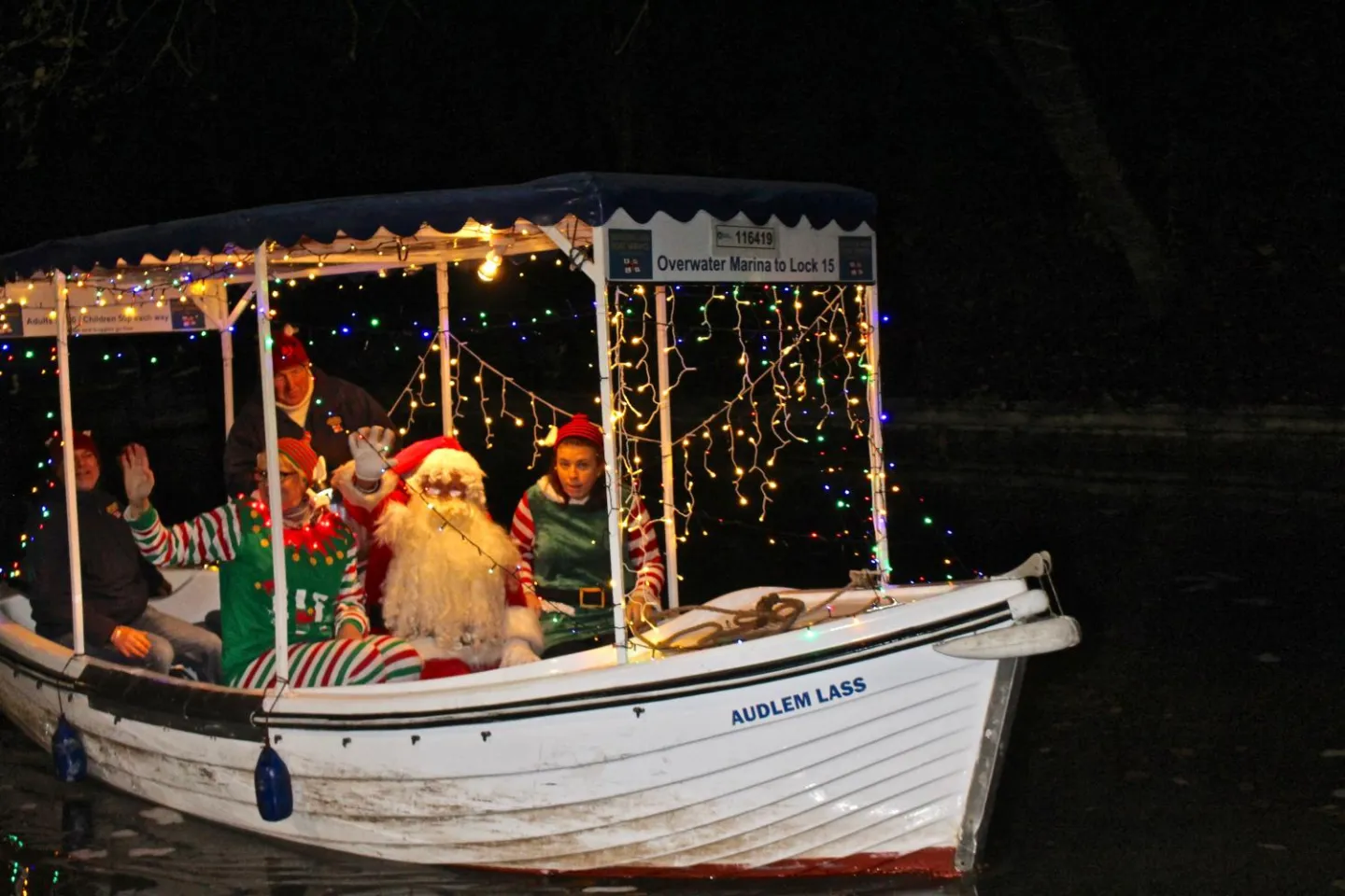 Santa Arriving