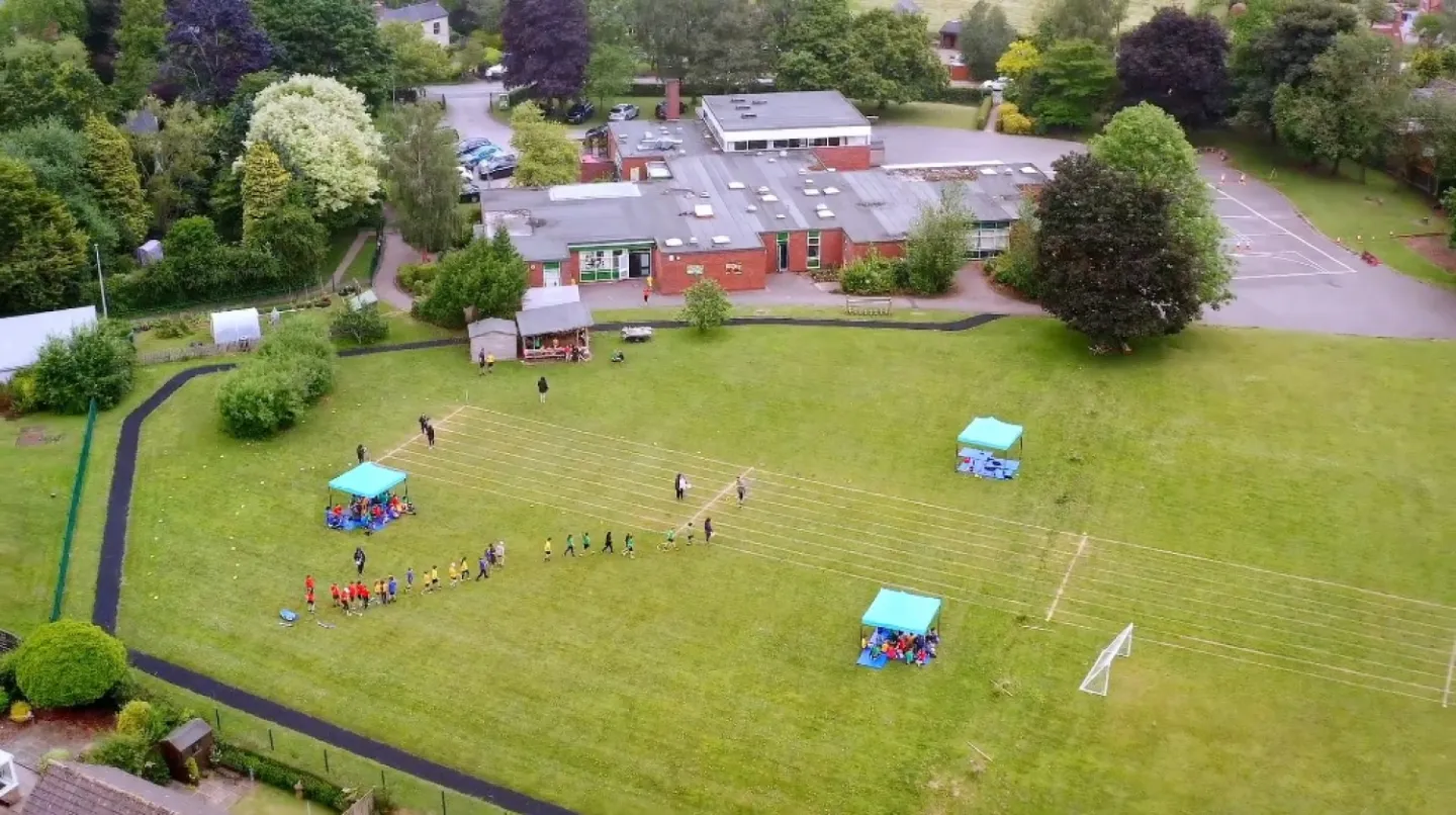 school from the air