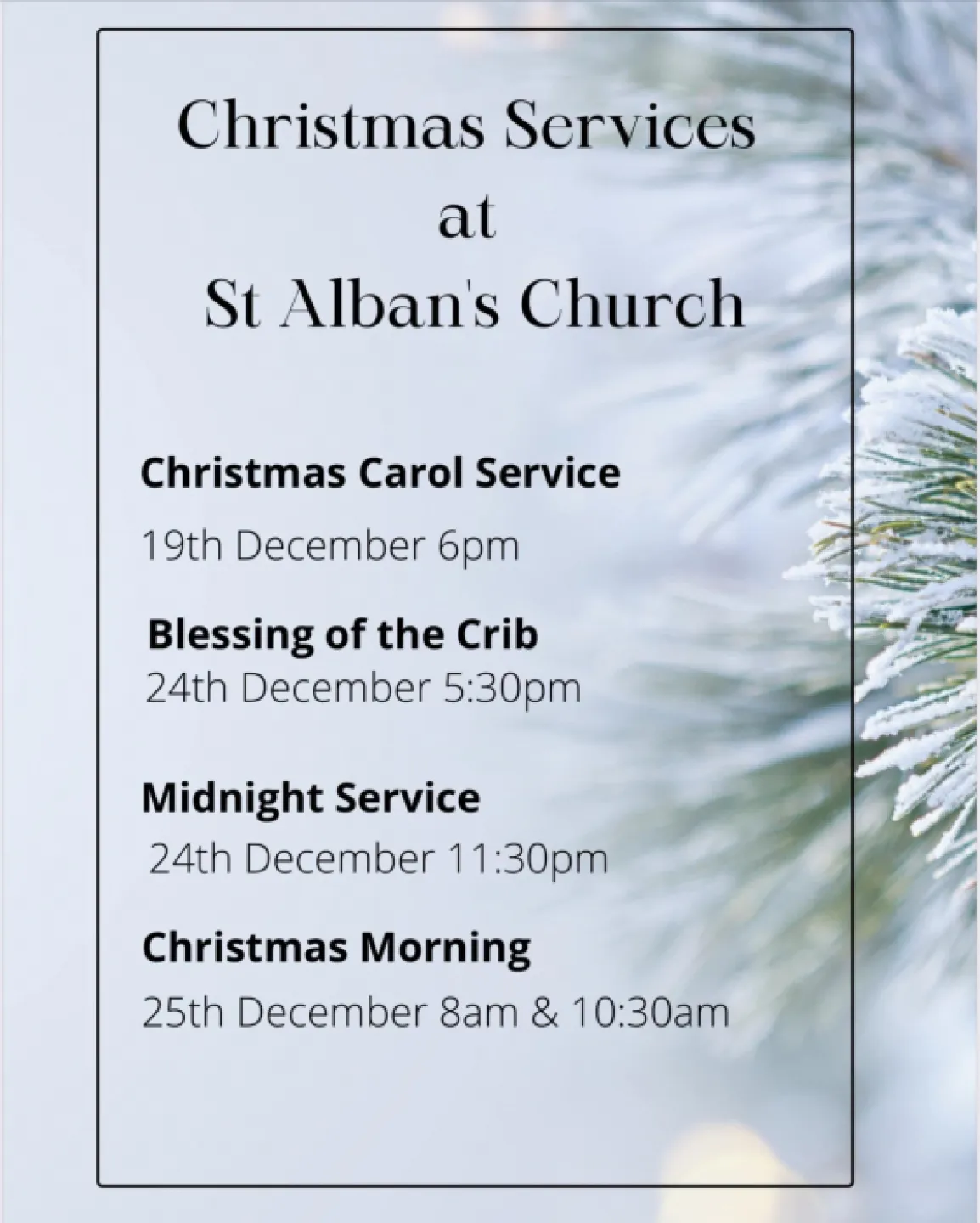 Christmas at St Albans