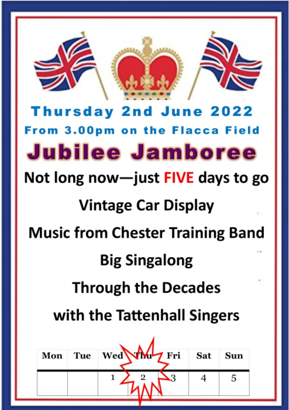 Jubilee Countdown 5