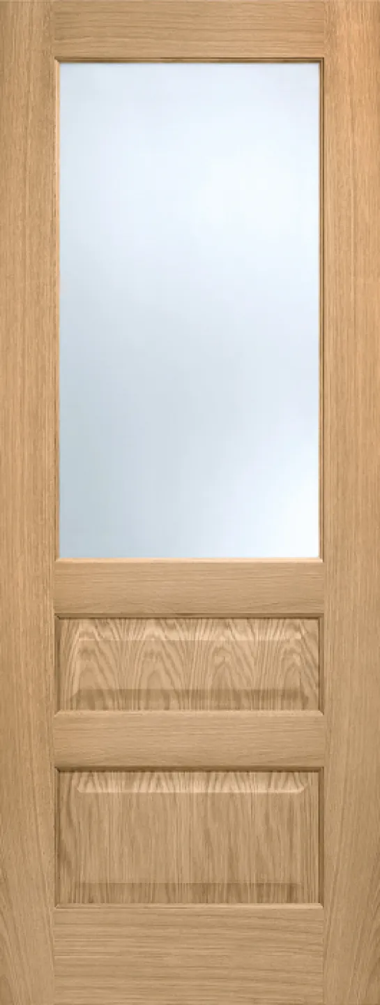 Oak Contemporary Glazed 1L 2P