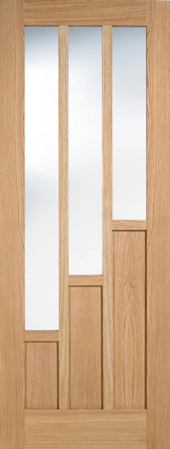 Oak Coventry Glazed 3L Pre Finished 