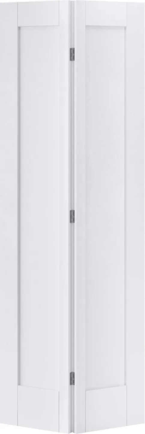 White Pattern 10 One Panel Bi Fold