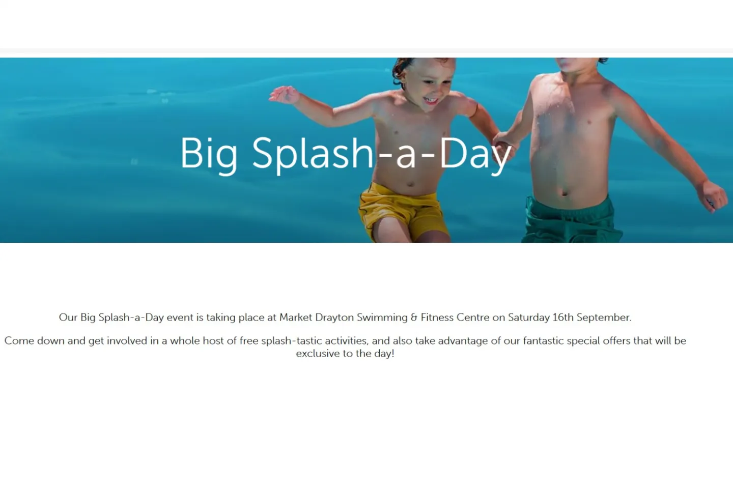 splash