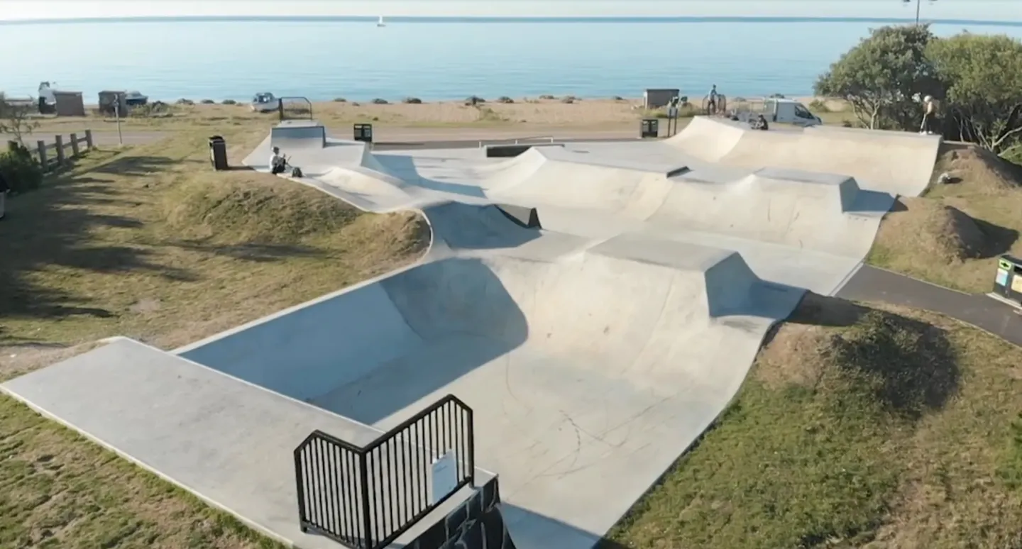 Eastbourne skatepark layout
