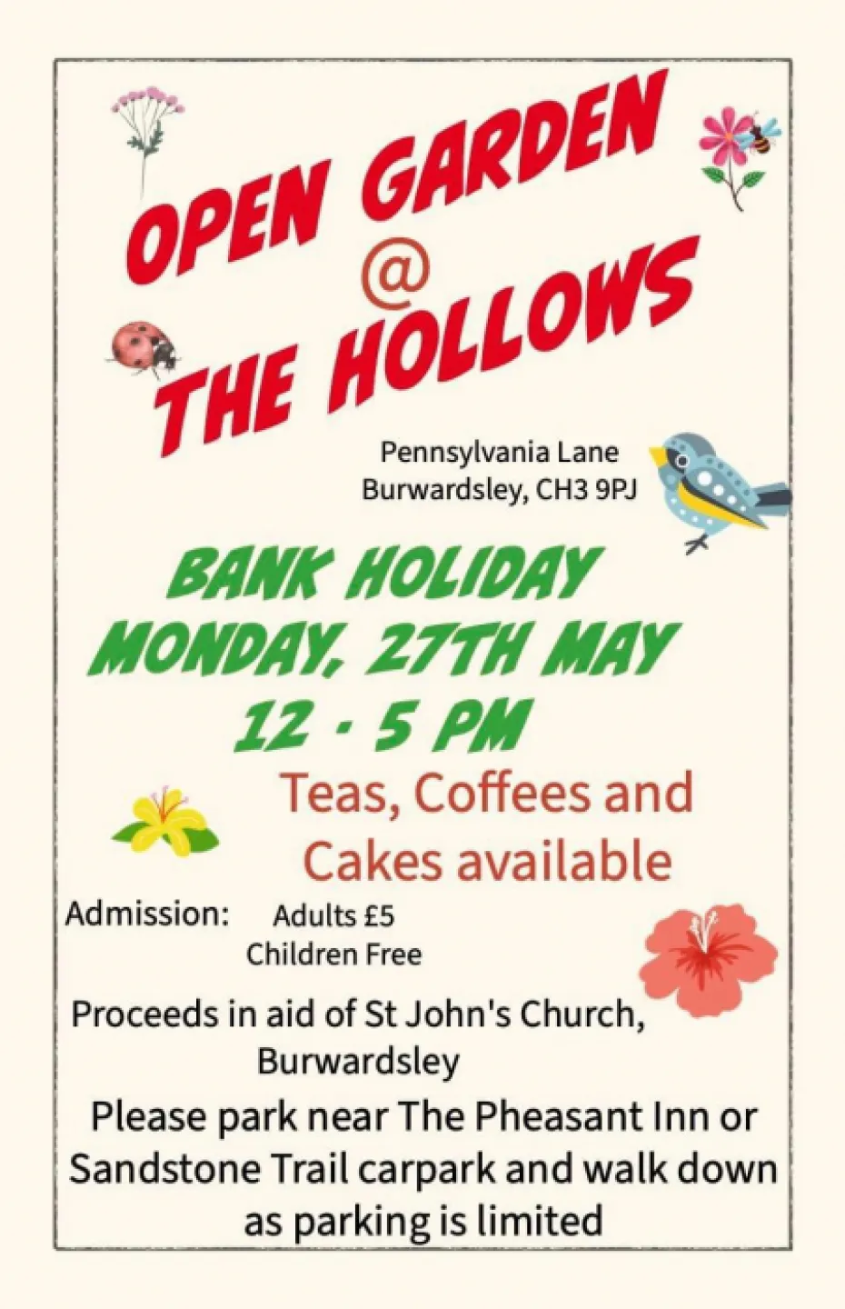 Open Garden The Hollows