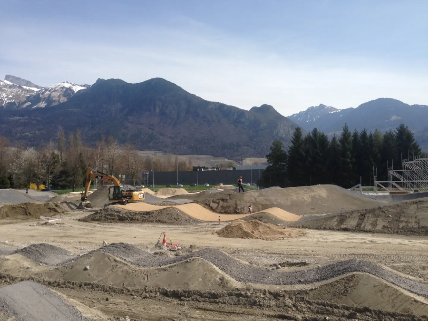 Building a BMX track
